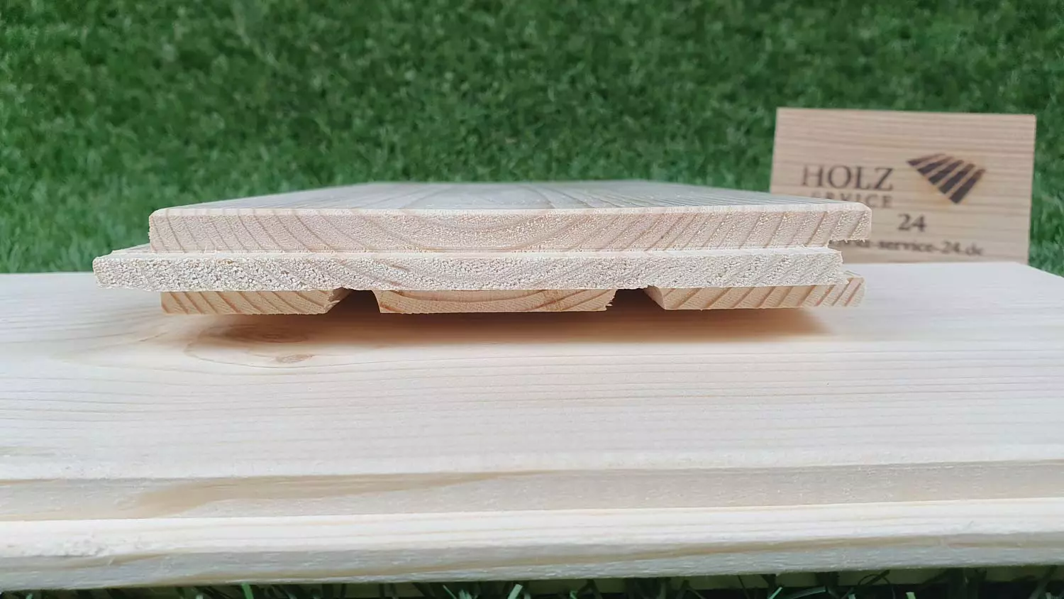Sanierungsdiele aus Kiefer, 20x144mm, mit vierseitiger Nut + Feder, A/B Sortierung, sf, 2 runde Trockennuten