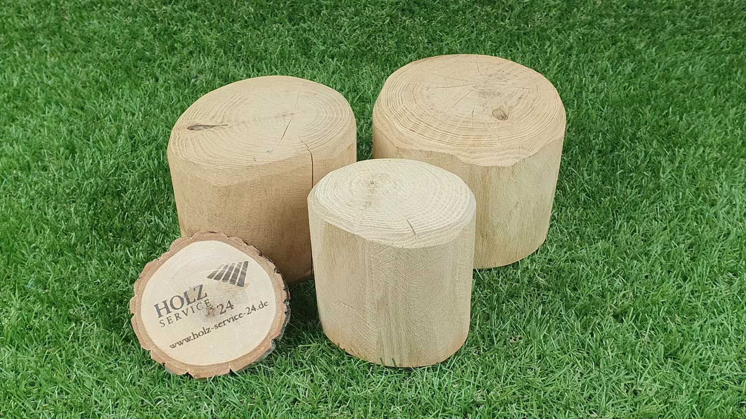 Holzpflaster Robinie, ca. 10 m², rund Ø ca. 8-20cm, H ca. 10cm